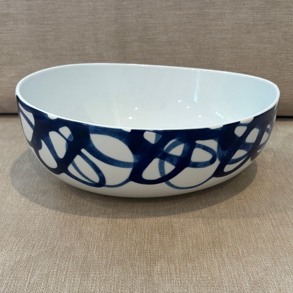 Blue and White Ceramic Bowl